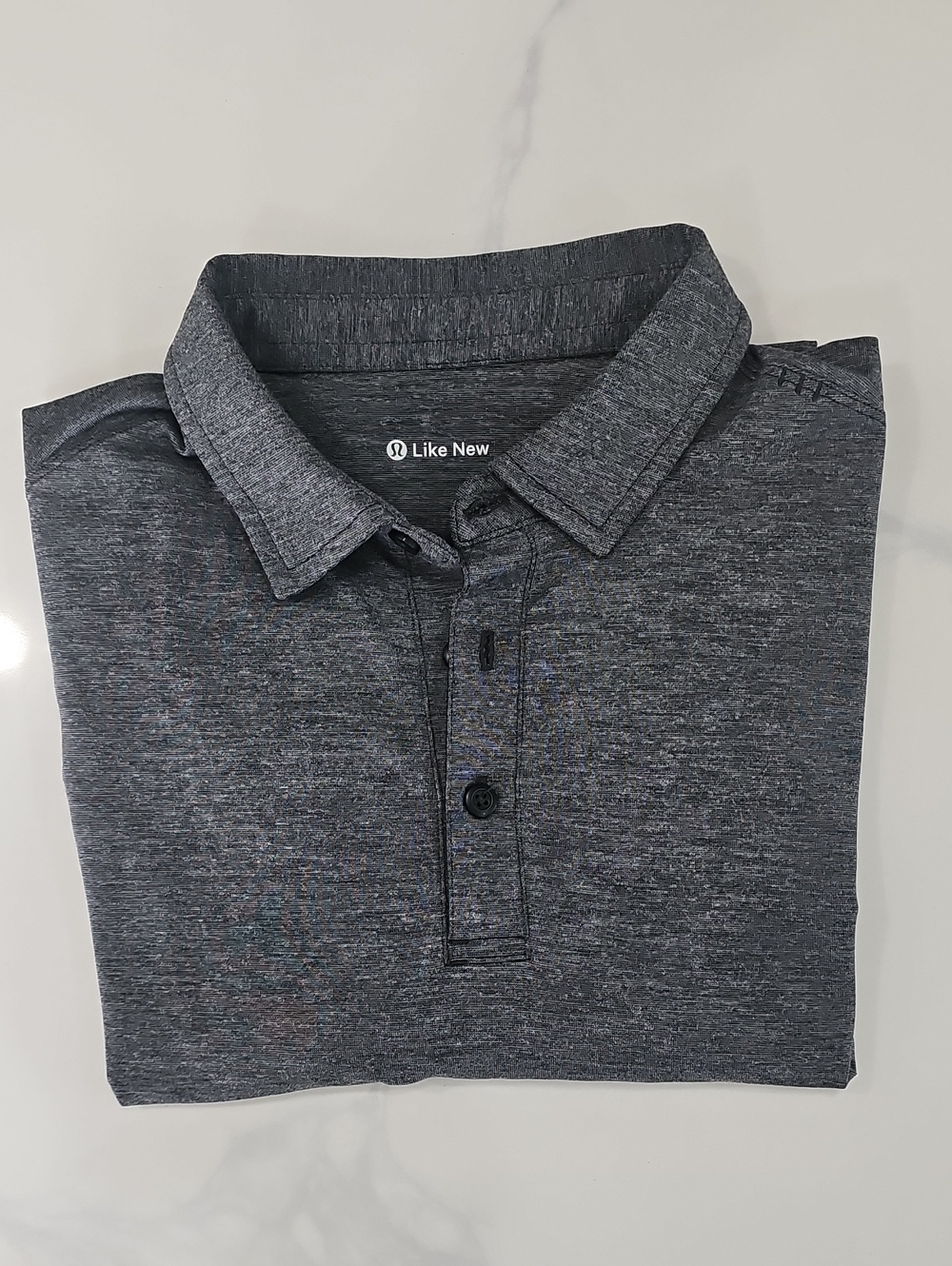 lululemon athletica Men’s Polo - Charcoal Heather Gray